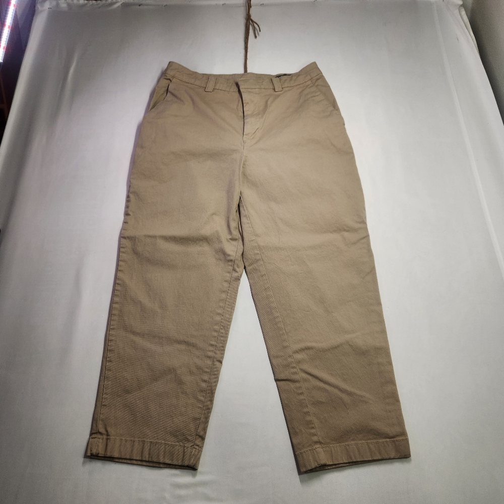 🌿GAP Women's Beige Trousers Size 12-Like NEW - Picture 2 of 7
